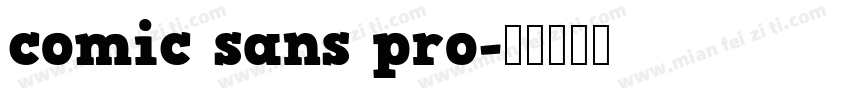comic sans pro字体转换